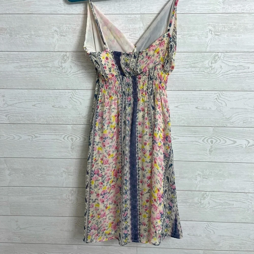 Romy Women’s Shear Floral Sleeveless Midi Summer Dress. Size L - Picture 2 of 4